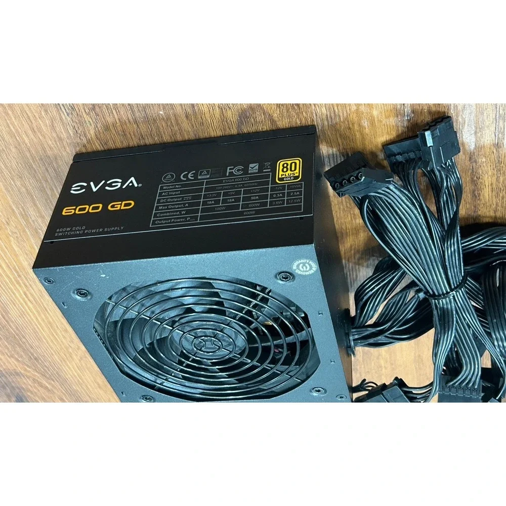 EVGA 600 GD Power Supply Not Tested READ!